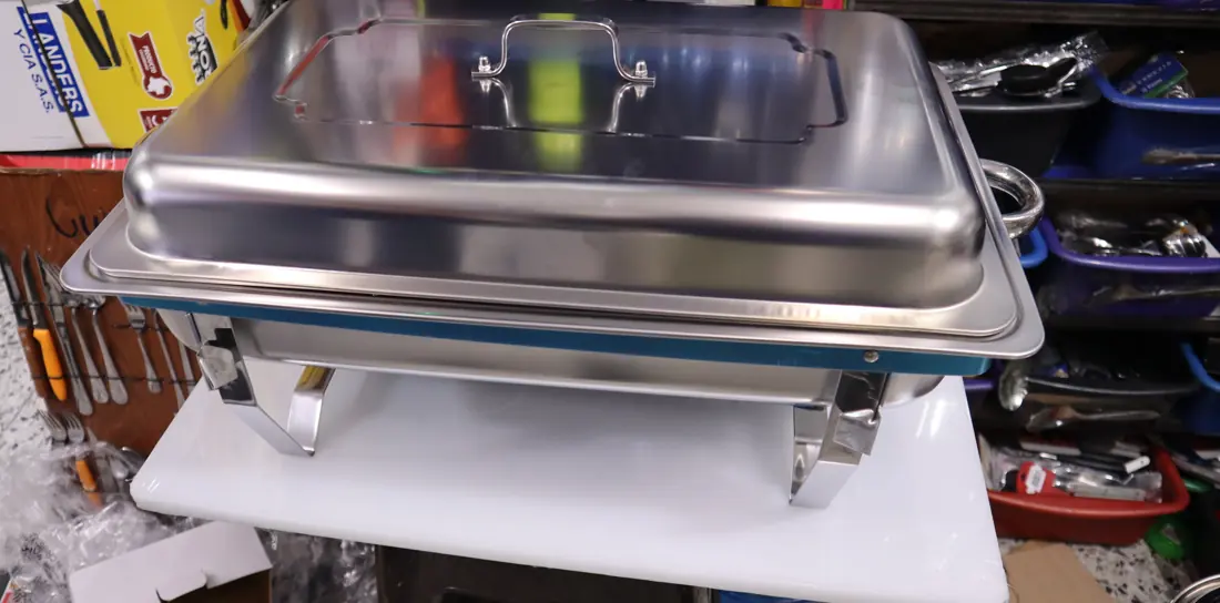 Chafing dish de acero para buffet